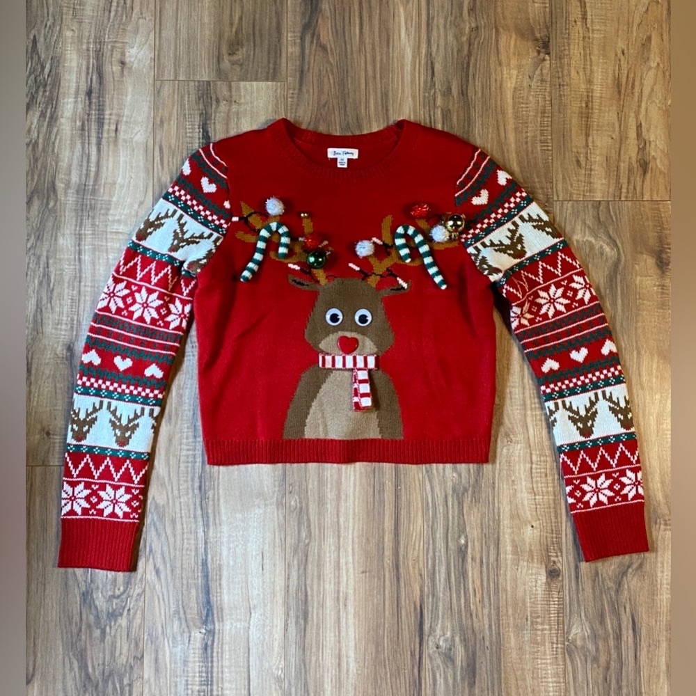 Born Famous Reindeer Sweater